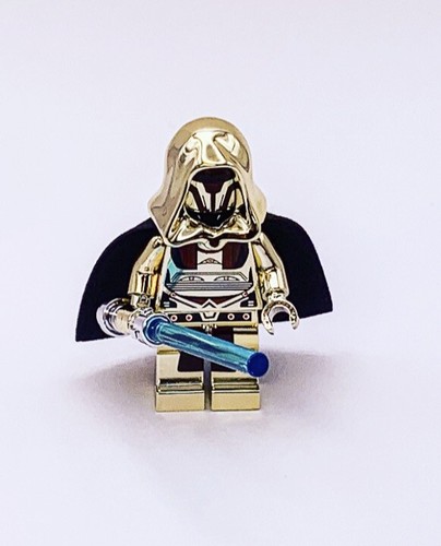 Lego chrome gold plated darth - lego,